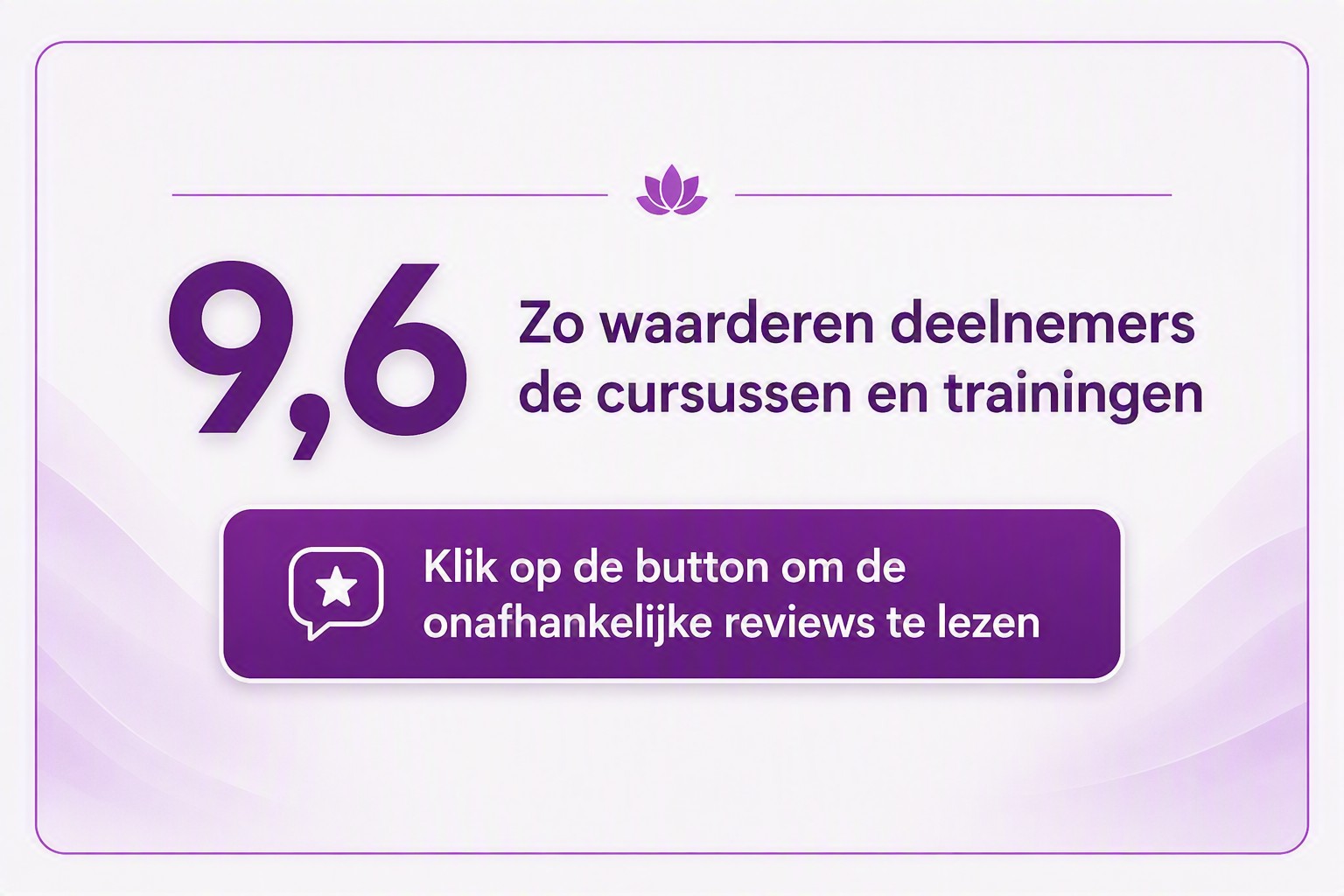 Button met 9,6 waardering Silva